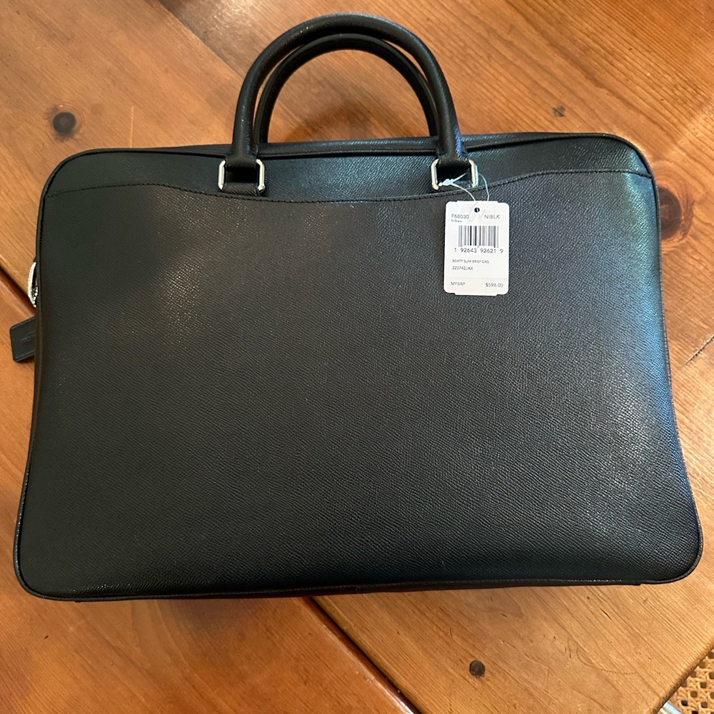 Coach NWT Beckett Structured Brief Case